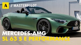 MercedesAMG SL 63 S E PERFORMANCE  Un TUONO a cielo aperto [upl. by Linsk]