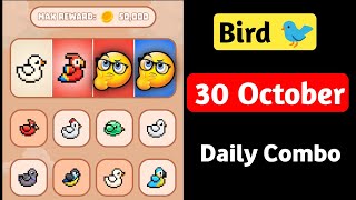 🐦 Bird Daily Combo Card Today  Bird Today Combo Card  30 October Daily Combo Bird [upl. by Lyons]