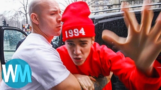 Top 10 Celebrity Paparazzi Fights [upl. by Eemak]