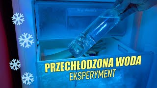 Przechłodzona woda — Eksperyment — Krystalizacja [upl. by Hailed308]