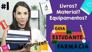 O que realmente precisa comprar pra faculdade de Farmácia  Guia do Estudante de Farmácia 1 [upl. by Cesaria]