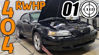 2001 Mustang Vortech V2 SUPERCHARGER BULLITT 46L 2V Comp Cams Dyno at Brenspeed [upl. by Haraj]