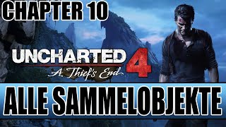 Uncharted 4 Chapter 10 Alle Sammelobjekte  Collectibles Schätze und mehr [upl. by Lemon]