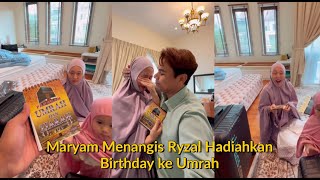 Maryam Menangis Ryzal Hadiahkan Birthday ke Umrah [upl. by Ellenod]