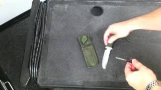 Survival Knife and Fire Starter Review [upl. by Lancey]