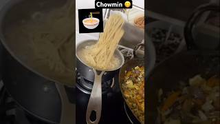 Chowmin  Noodles 🍜 chowmein noodles subscribemyyoutubechannel [upl. by Rondi]