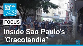 Inside Cracolandia Sao Paulos neighbourhood of openair drug use • FRANCE 24 English [upl. by Lehctim]