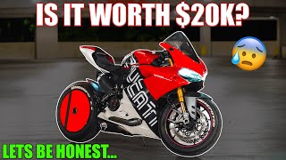 Ducati 1299 Panigale S Review amp Walkaround  My First Ride amp Review  Termignoni Exhaust [upl. by Mccutcheon]