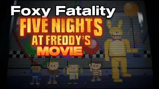 Foxy Fatality Five Nights at Freddys Movie Intro Song My Opinion in Description [upl. by Rehtaeh]