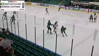 Okotoks Oilers vs Airdrie Lightning 3rd period [upl. by Niar]