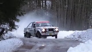 Petter Solberg and his son Oliver Solberg in action with Ford Escort MKII [upl. by Sunil]