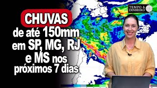 Chuvas volumosas devem atingir CentroSul com alerta do Inmet para tempestadesinforma Karina Botião [upl. by Nadda]