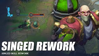 Singed Skill Rework  Wild Rift [upl. by Amikay137]