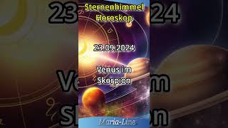 Sternenhimmel Horoskop ⭐Montag der 23092024 [upl. by Davies]