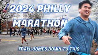 THE HARDEST RACE OF MY LIFE  2024 Philly Marathon [upl. by Aihsila]