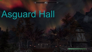 Asgard Hall is Bigger on The Inside Skyrim Special Edition Remastered Mod Showcase By ashleyclark [upl. by Dyana]