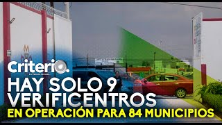 Hay solo 9 verificentros en operación para 84 municipios [upl. by Ennairek]