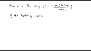 Repeat the previous problem if the string has natural length 2 L0 and in equilibrium the stretc… [upl. by Bloxberg]