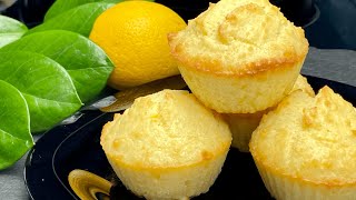 Zitronen Kokos Muffins OHNE Zucker und Weizenmehl EINFACH und LECKER [upl. by Initof]