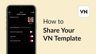 How to Share Your VN Template [upl. by Auot4]