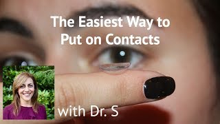 The Easiest Way to Put on Contacts [upl. by Nikaniki]