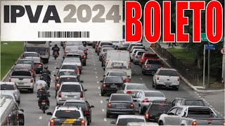 IPVA 2024 COMO CONSULTAR GERAR BOLETO PAGAR IPVA PARCELADO OU AVISTA TUDO SOBRE IPVA 2024 [upl. by Duval946]