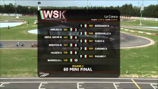 WSK SUPER MASTER SERIES 2014 ROUND3 60 MINI FINAL [upl. by Ordnasil]