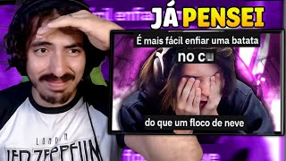 PENSAMENTOS DE CHUVEIRO Ft Scottonauta e Keller  CANTINHO DO UMILD  Leozin React [upl. by Attesoj]