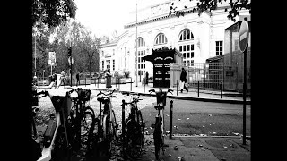 Place DenfertRochereau et rue Daguerre 14ème arrondissement  Paris en noir et blanc [upl. by Llert]