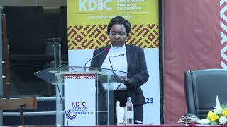 KDIC Depositors Insurance Conference 2023  Chairperson Hannah Muriithi EBS Speech [upl. by Lemay369]