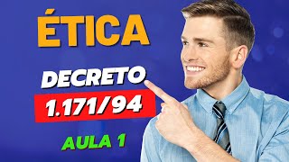 DECRETO 117194  ÉTICA NO SERVIÇO PÚBLICO  CONCURSOS 2023 [upl. by Pangaro]