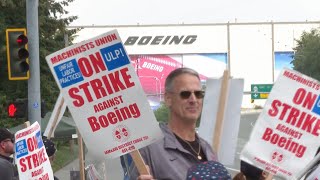 Strike by Boeing union machinists nears second week [upl. by Arihday230]