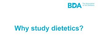 Why study dietetics [upl. by Ijic]