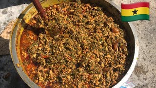 Ghana Kontomire Stew Egusi SoupNkontomire froye papabi palava sauce trending ghanafoodrecipe [upl. by Einitsed]