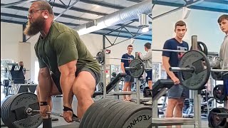 Elite Powerlifter Shocks Commercial Gym By Deadlifting [upl. by Deland]