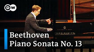 Beethoven Piano Sonata No 13 “Sonata quasi una fantasia”  Knut Hanssen piano [upl. by Tully707]