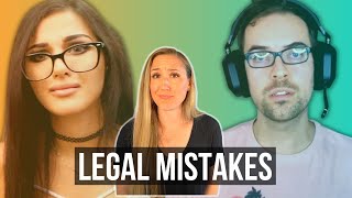 YouTuber Doxes Critic Barely Gets Punished Yet  SSSniperwolfs Legal Mistakes [upl. by Reniti]