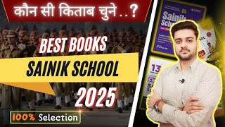 Best books for sainik school 2025  sainik school 2025 books  books for sainik school class 9 [upl. by Aneis]