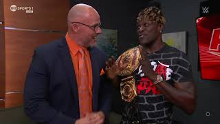 RTruth meets Adam Pearce  Raw 5132024 [upl. by Orazal266]