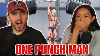 HERO TRYOUTS amp SAITAMA VS GENOS  One Punch Man Episode 5 REACTION [upl. by Aratehs]