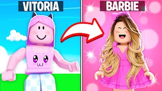 Roblox  MEGA TRANSFORMAÇÃO DA VITÓRIA MINEBLOX [upl. by Garrott]