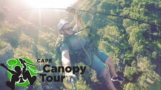 Extreme Ziplining  Cape Canopy Tours  StuVlogs Ep10 [upl. by Ayojal]