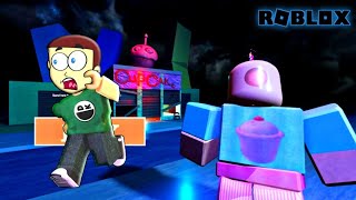 Escape Creepy Cake Factory in Roblox  Shiva and Kanzo Gameplay [upl. by Ymij]