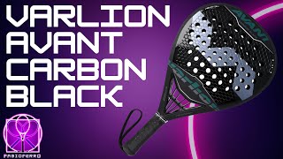 RACCHETTE PADEL BEST BUY VARLION AVANT CARBON BLACK [upl. by Lehcyar47]