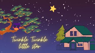 Twinkle Twinkle little star  lullaby with lyrics [upl. by Nesnaj]