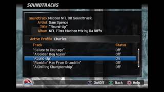 Sam Spence  RoundUp Madden NFL 08 Edition [upl. by Enomis]