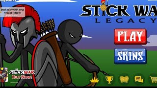 Stick war legacy game🎮 play sticks war legacy game play video [upl. by Selwyn192]