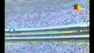 Afición Celayense invade el Estadio Azteca Necaxa vs Atlético Celaya final 1996 [upl. by Vona]