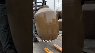 Use a forklift to move huge vats [upl. by Sylado]