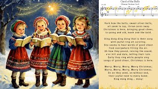 Carol of the Bells Music  Traditional Ukrainian Carol named quotShchedrykquot [upl. by Obala]